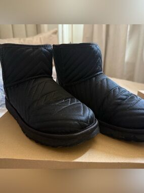 UGG Mini Quilted Satin Boots